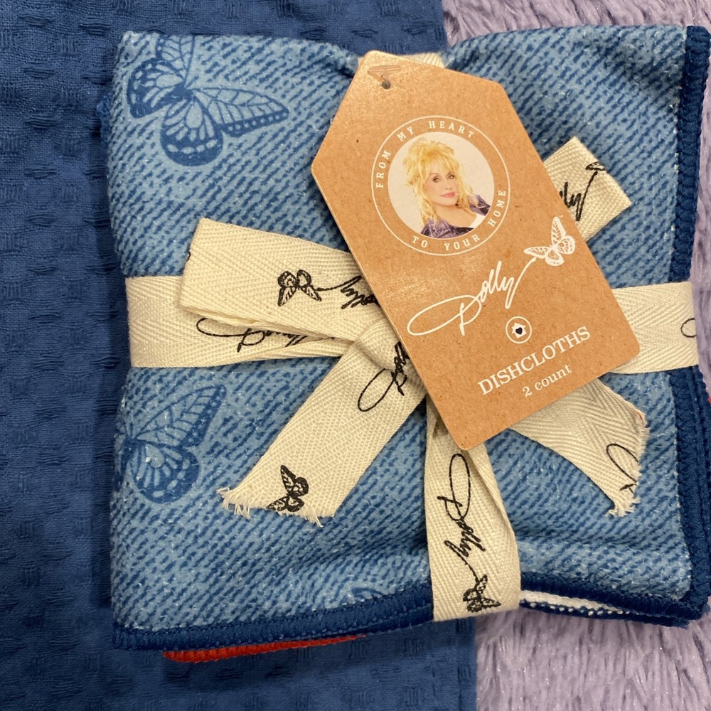 Dolly Parton Fridge Towel & Dishcloths‎ Set Summer Collection Limited Edition - Picture 3 of 7